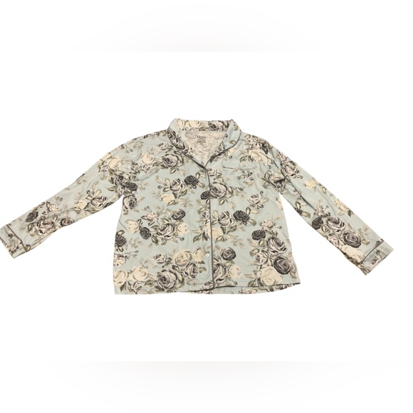 Flora by Flora Nikrooz | 2 Piece Light Blue Floral Pajamas Size Small - Picture 3 of 11